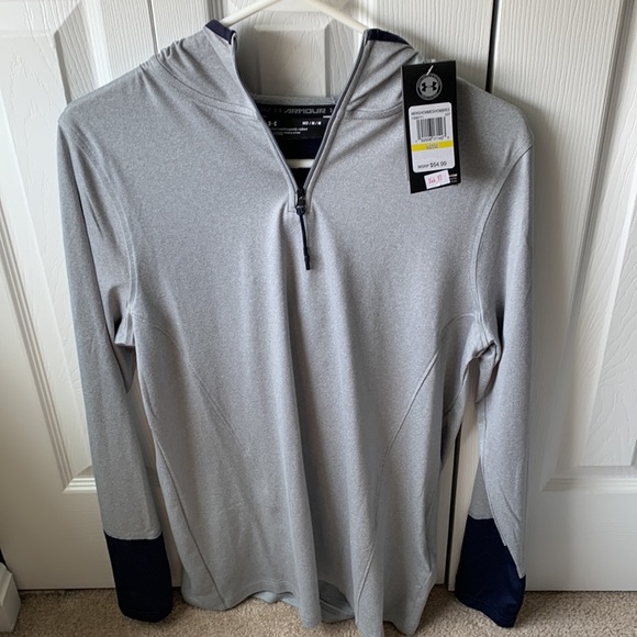 NWT Under Armour Men Elevated Lightweight 1/4 Zip Hoodie - Picture 6 of 6